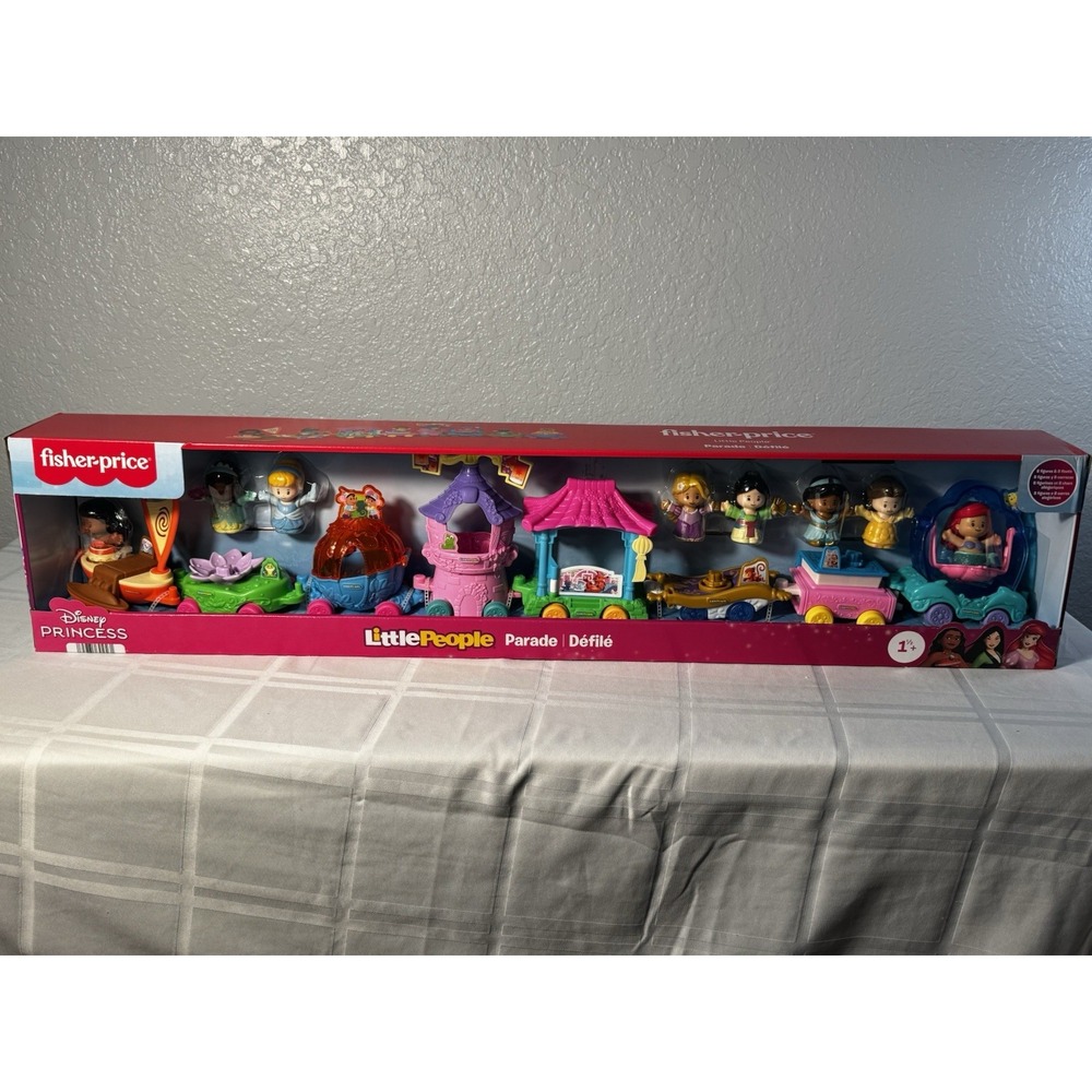 *NEW* Fisher Price Little People Disney Princess Parade Float 16 Pieces